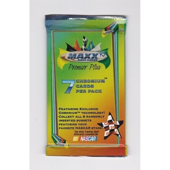 NASCAR 1995 Maxx Racing Series 1, 2 & Premium(5 PACKS) 44 Cards Total NEW/SEALED - Picture 4 of 5